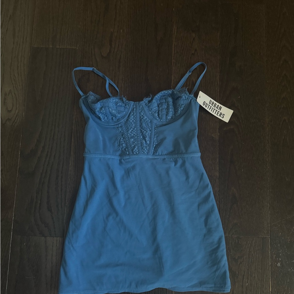 Urban Outfitters Sky Blue Mini Dress - Picture 3 of 7